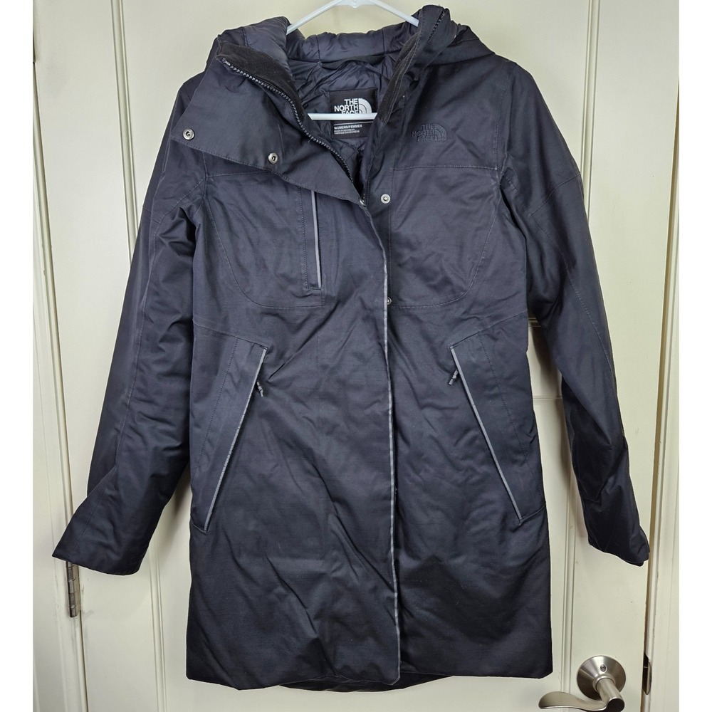 The North Face Far Northern 550 Down Fill Puffer Parka Coat Womens Size: S Black
